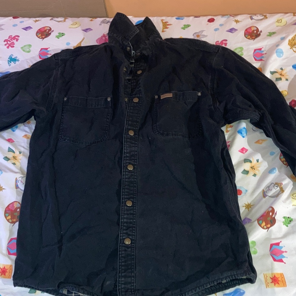Carhartt Men's Black Shirt Jacket